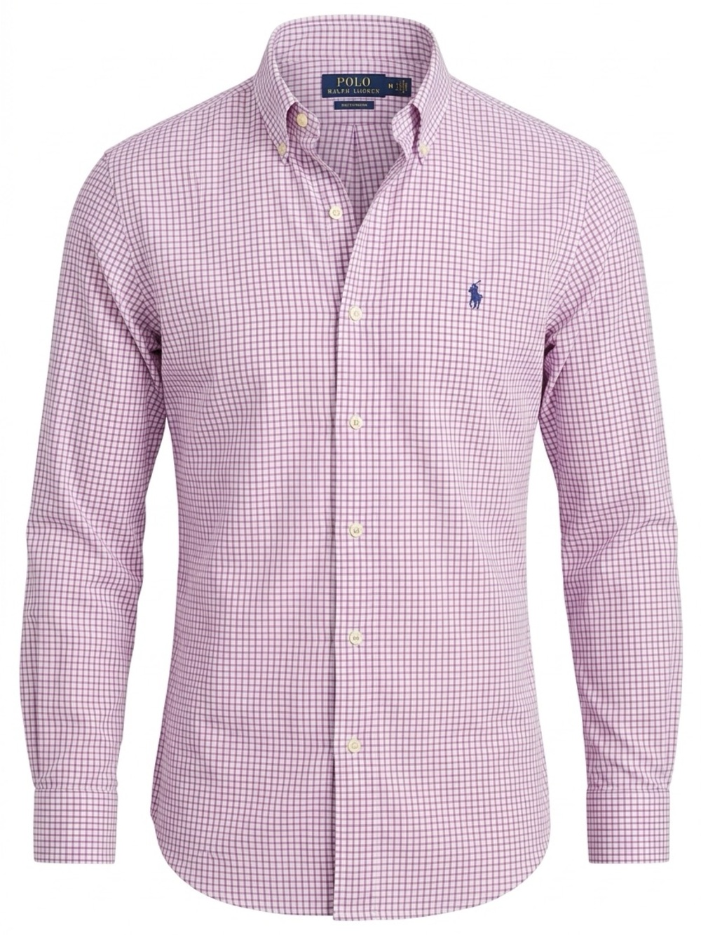 Polo by Ralph Lauren Pink and White Checked Button-Down Shirt